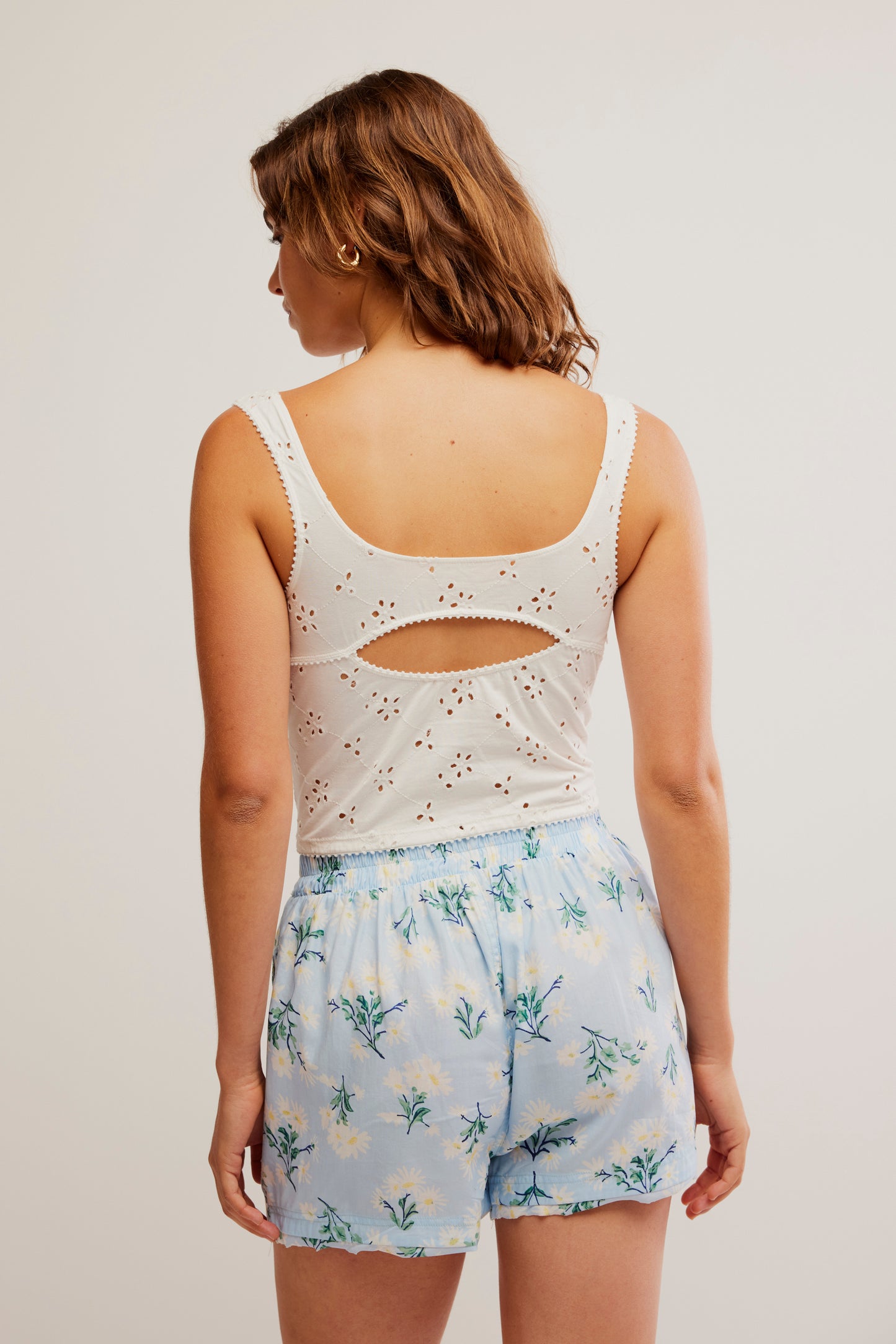 FULL BLOOM EYELET CAMI