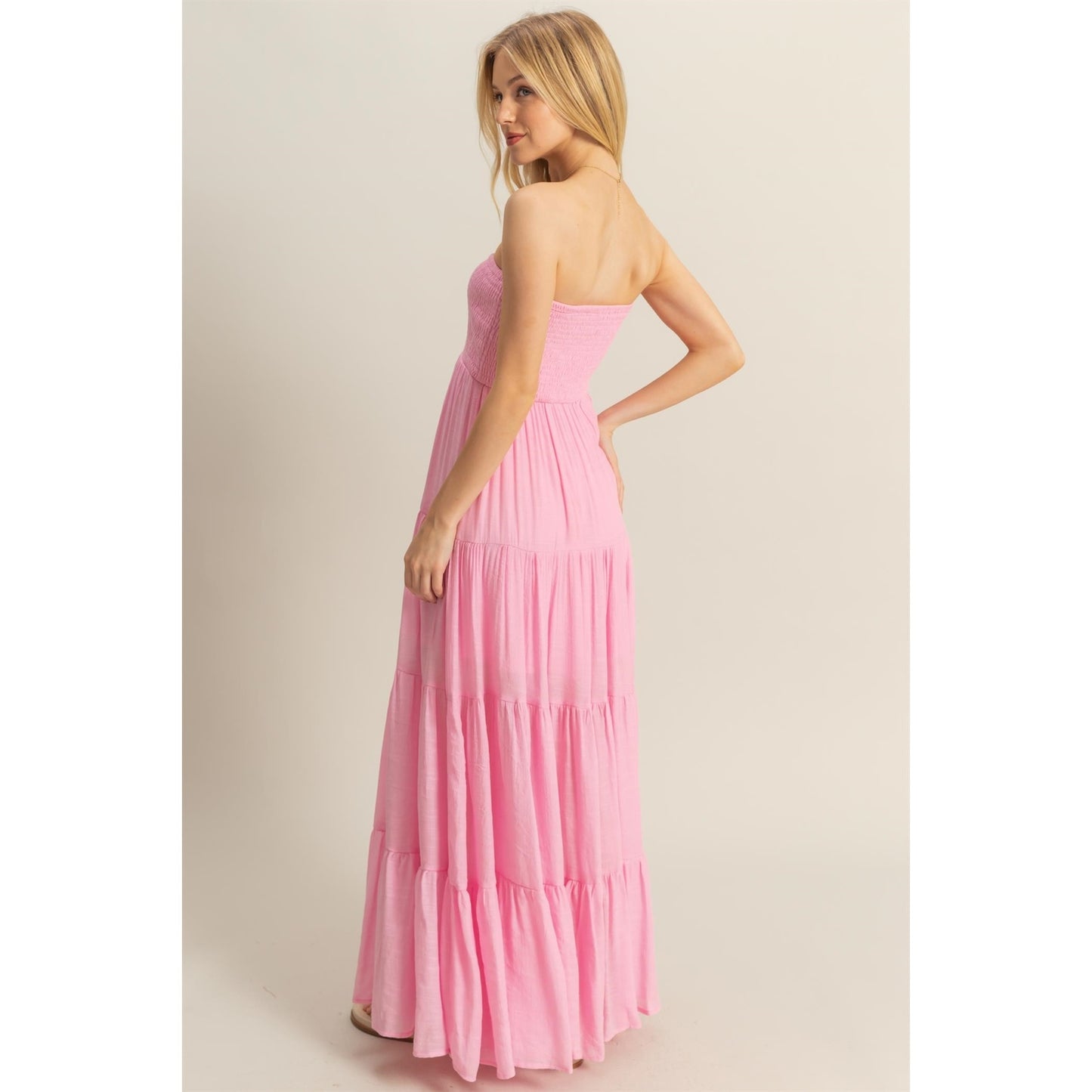 STRAPLESS MAXI DRESS