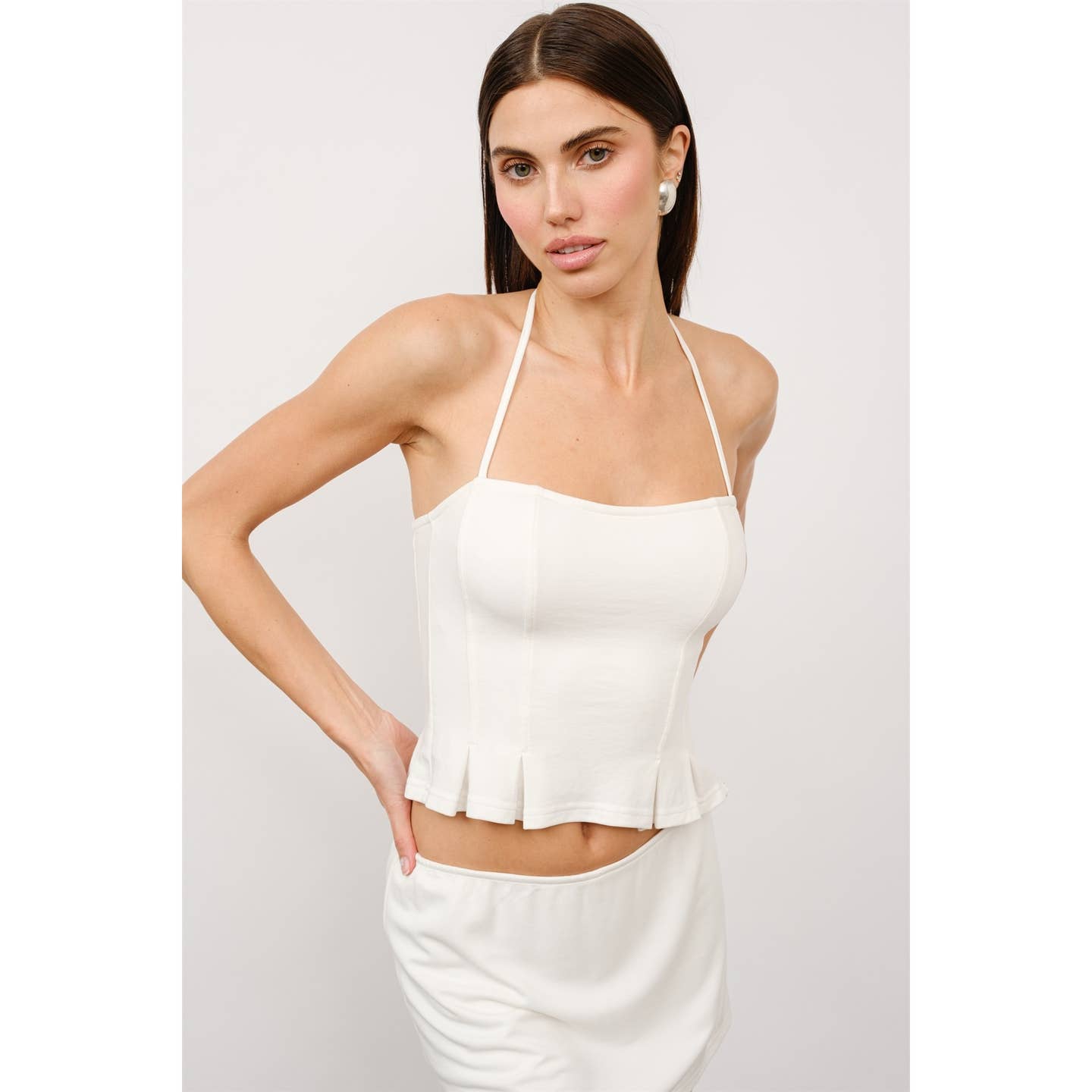 LUCY PLEATED HALTER