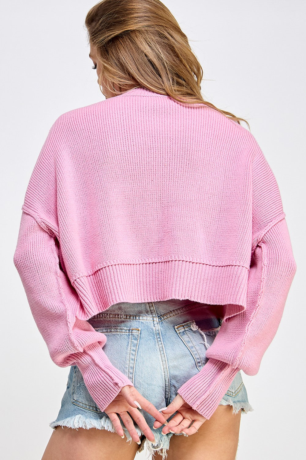 EASY CROP PULLOVER SWEATER