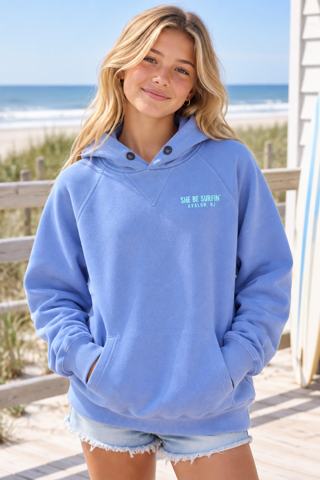 YOUTH SHE BE SURFIN' HOODIE